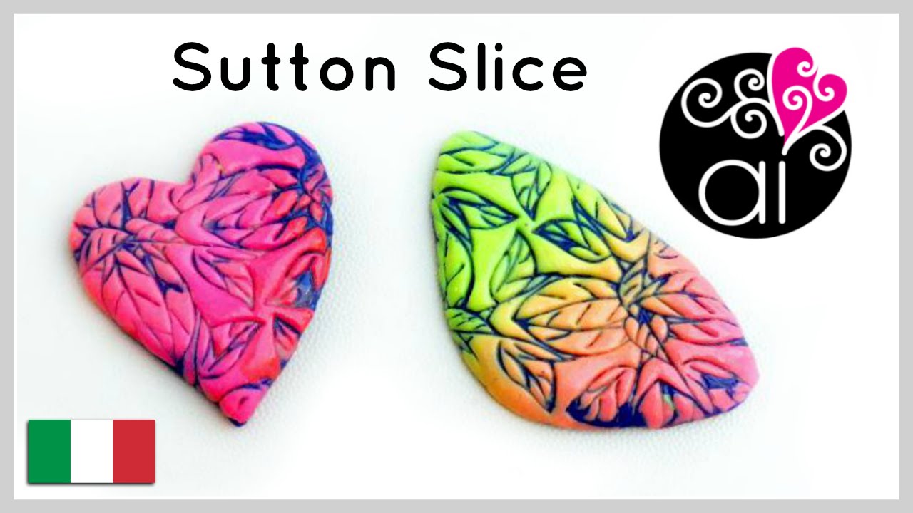 Sutton Slice | Polymer Clay Tutorial | DIY Cabochon | Textures di Lisa Pavelka