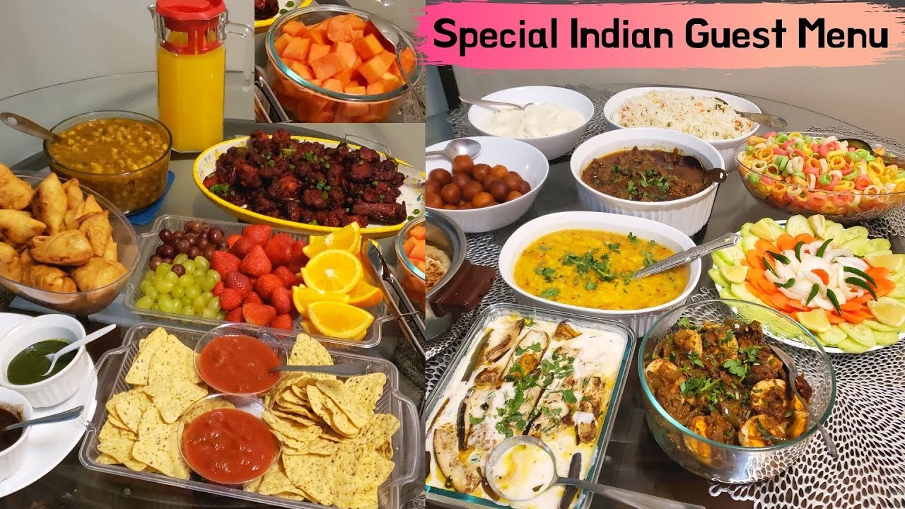 Special Indian Dinner Menu For Guest|Indian Dinner/Lunch Ideas|Starter to Dessert Party Menu/Recipes
