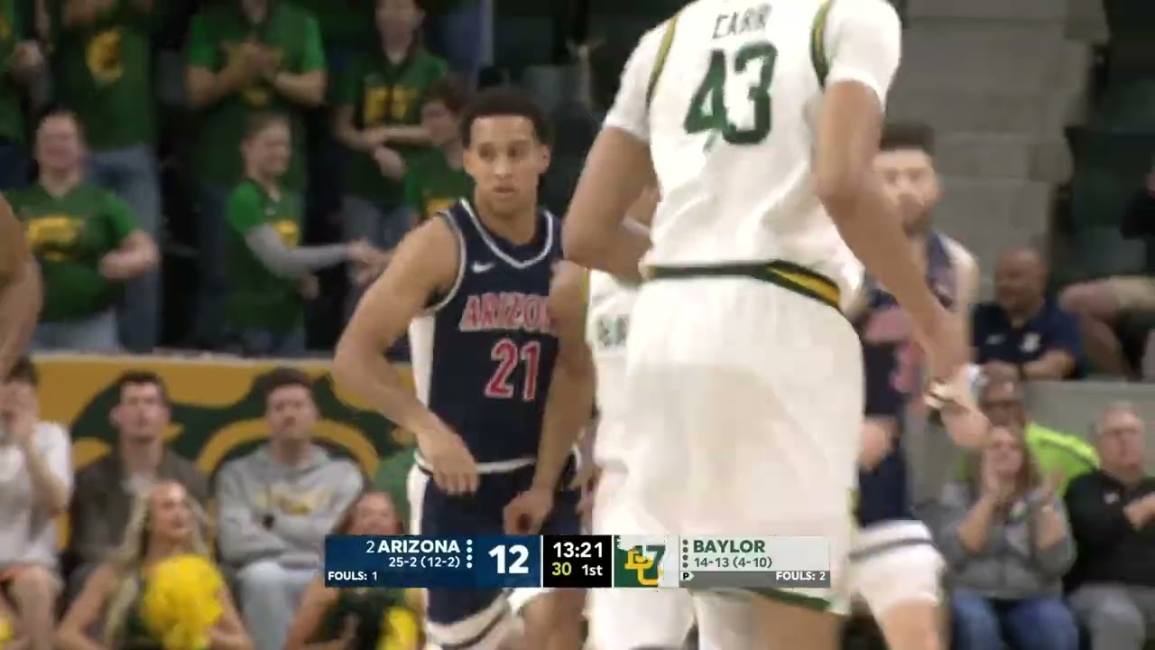 Baylor Basketball (M): Isaac Williams (16 PTS) vs. Arizona | February 24, 2026