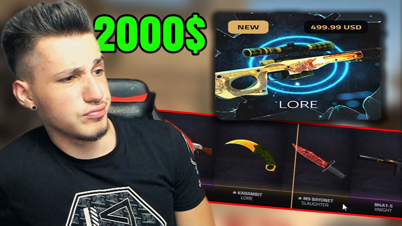 CASE OPENING DE 2000$ !!