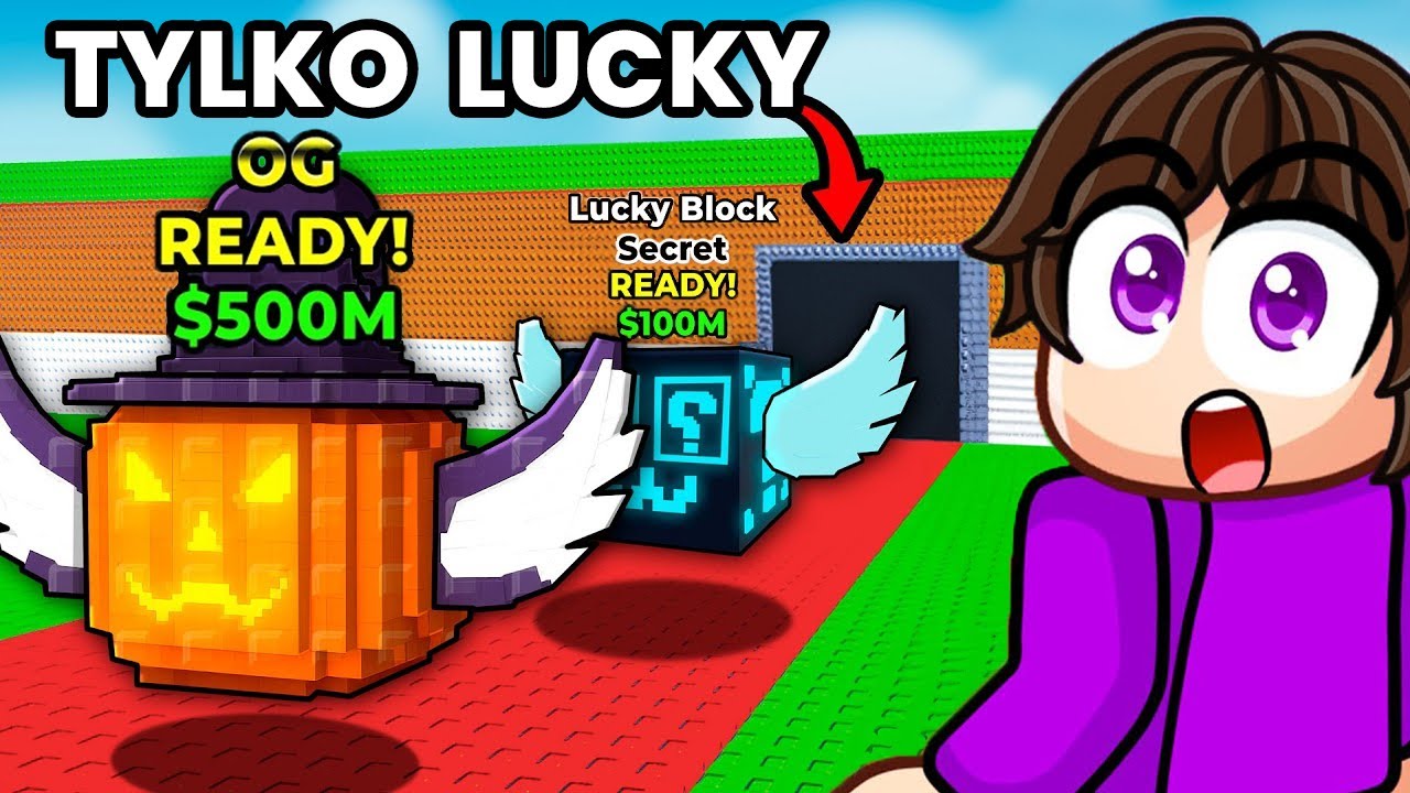 Od 0$ do 1$ TRILLION tylko z LUCKY BLOCKAMI... 😱🍀