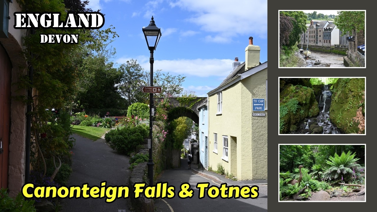 Canonteign Falls and Totnes: Top Attractions in Devon #England