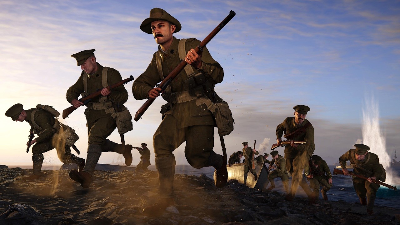 Brutal British Beach Assault | WW1 Gallipoli Gameplay - 4K