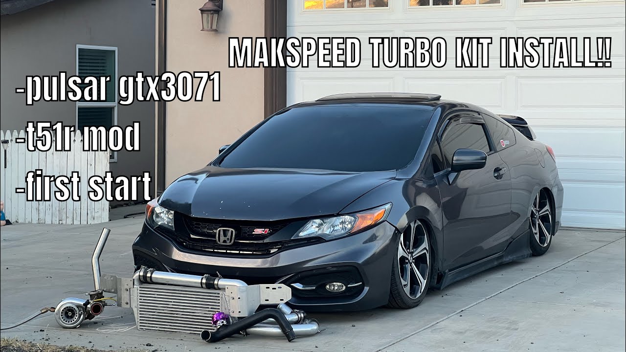 INSTALLING THE MAKSPEED TURBO KIT (9th Gen Civic SI)