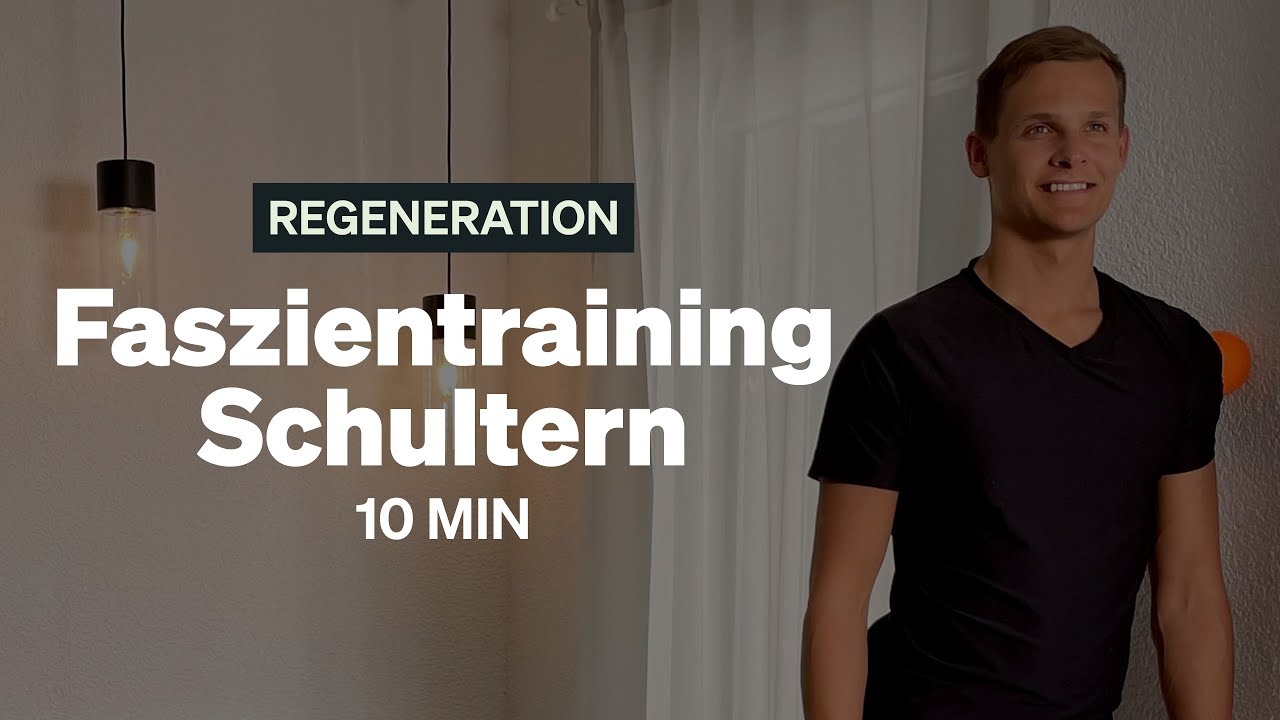Blackroll Übungen | 10 MIN Faszientraining Schulter | Faszien lösen in der Schulter