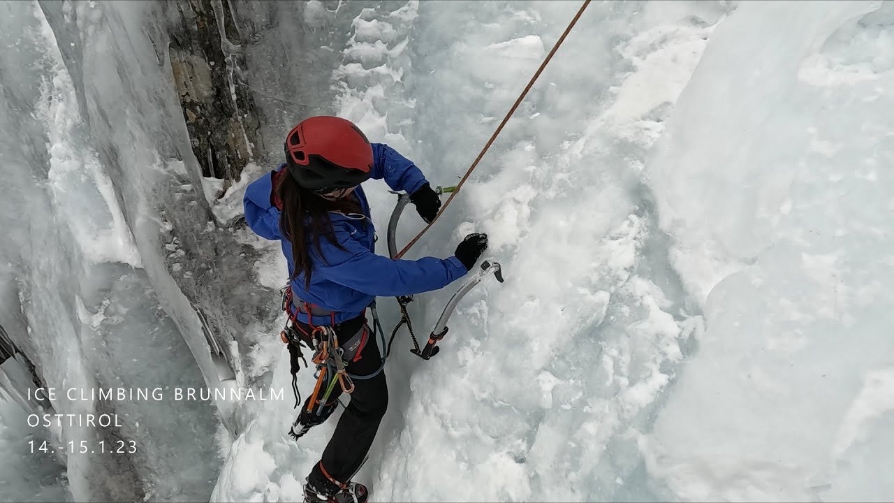 Ice climbing Brunnalm Osttirol