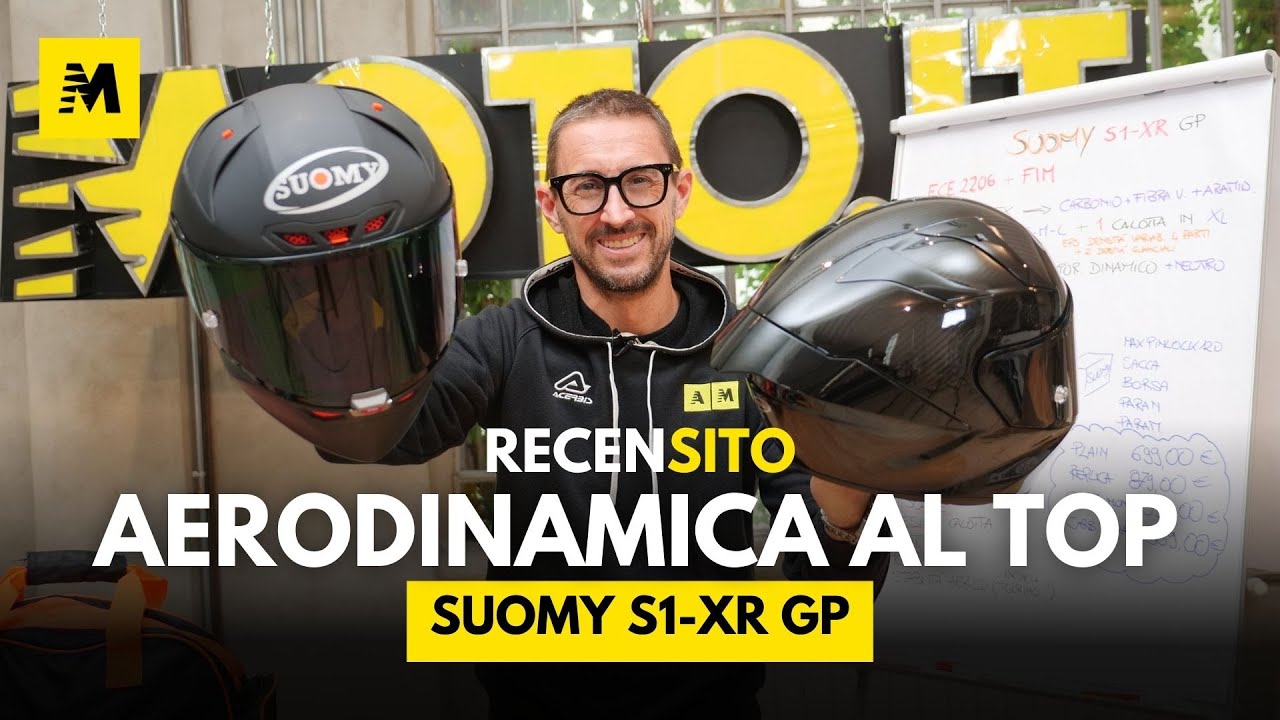 Suomy S1-XR GP: tutto nuovo e aerodinamica al top! || Recensito