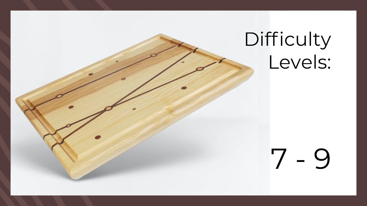 25 Levels of Cutting Boards | Episode 3 | Angled Strips - Dots - Weave