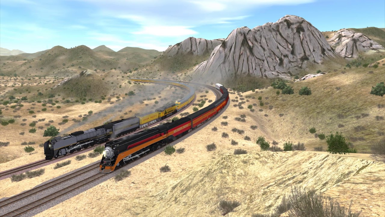 The Great Cajon Pass Race: TrainzSpotting