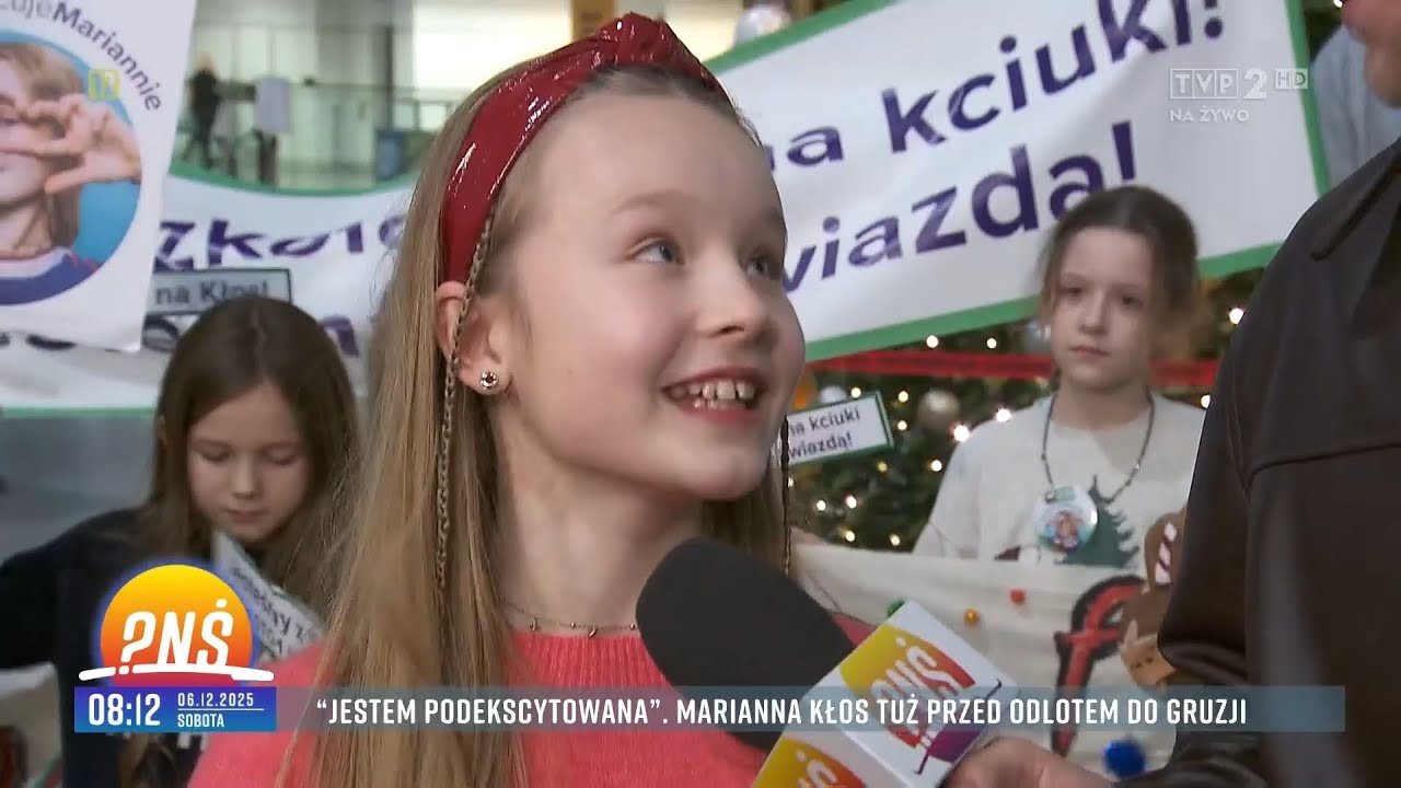 Pożegnanie Marianny Kłos przed wylotem do Tbilisi | Relacja z Pytania na Śniadanie | JESC 2025