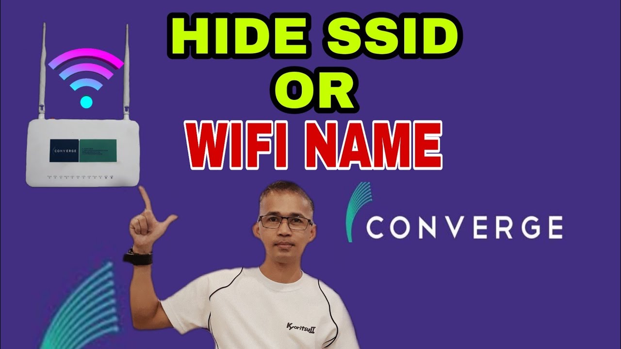 CONVERGE HIDE SSID OR WIFI NAME||PAANO ITAGO ANG WIFI NAME