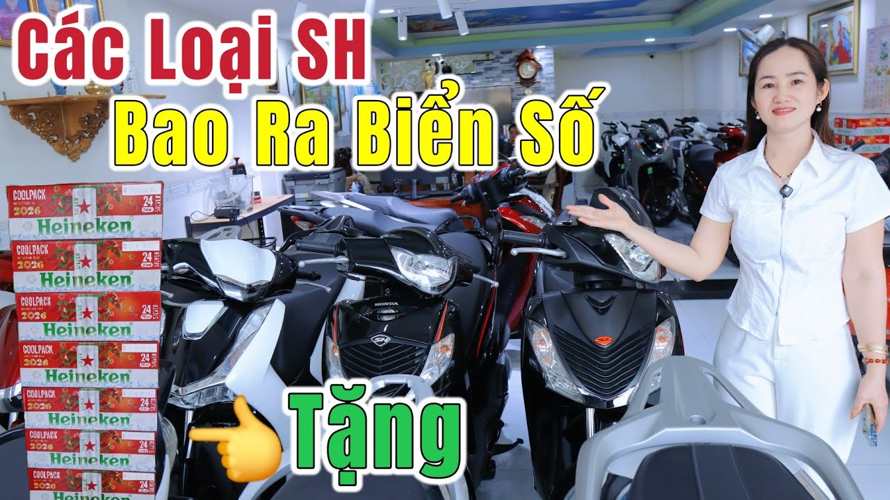 Chị Chủ Báo Chi Tiết Dàn SH, Có Sh Ý, SH Lên Ý, SH Việt, AB Bao Ra Tên Tại Xe Máy 380