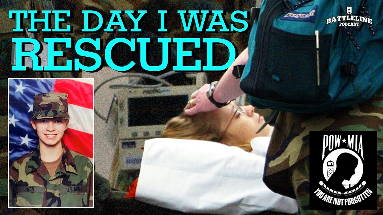 P.O.W. Jessica Lynch on the day she was rescued