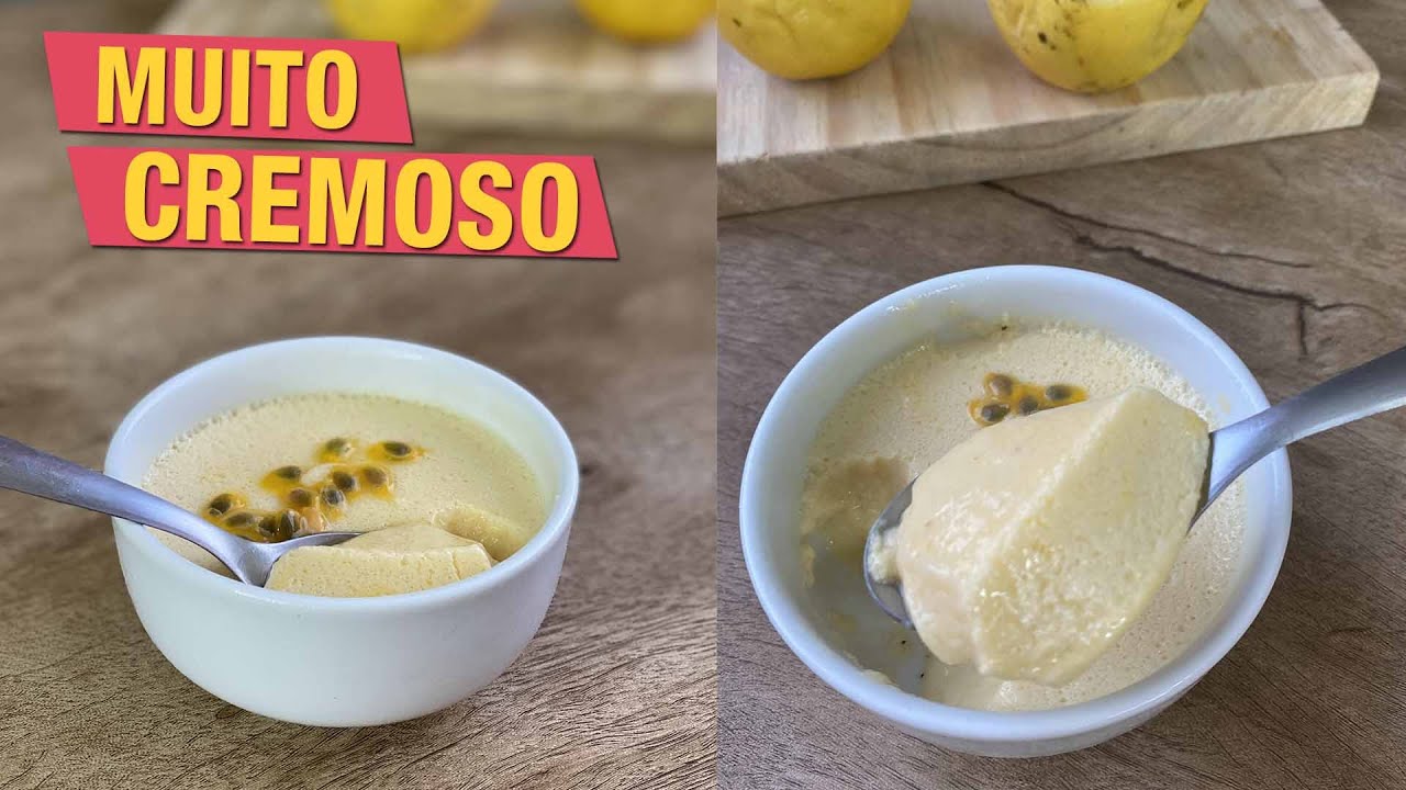 MOUSSE DE MARACUJA FIT | Receita