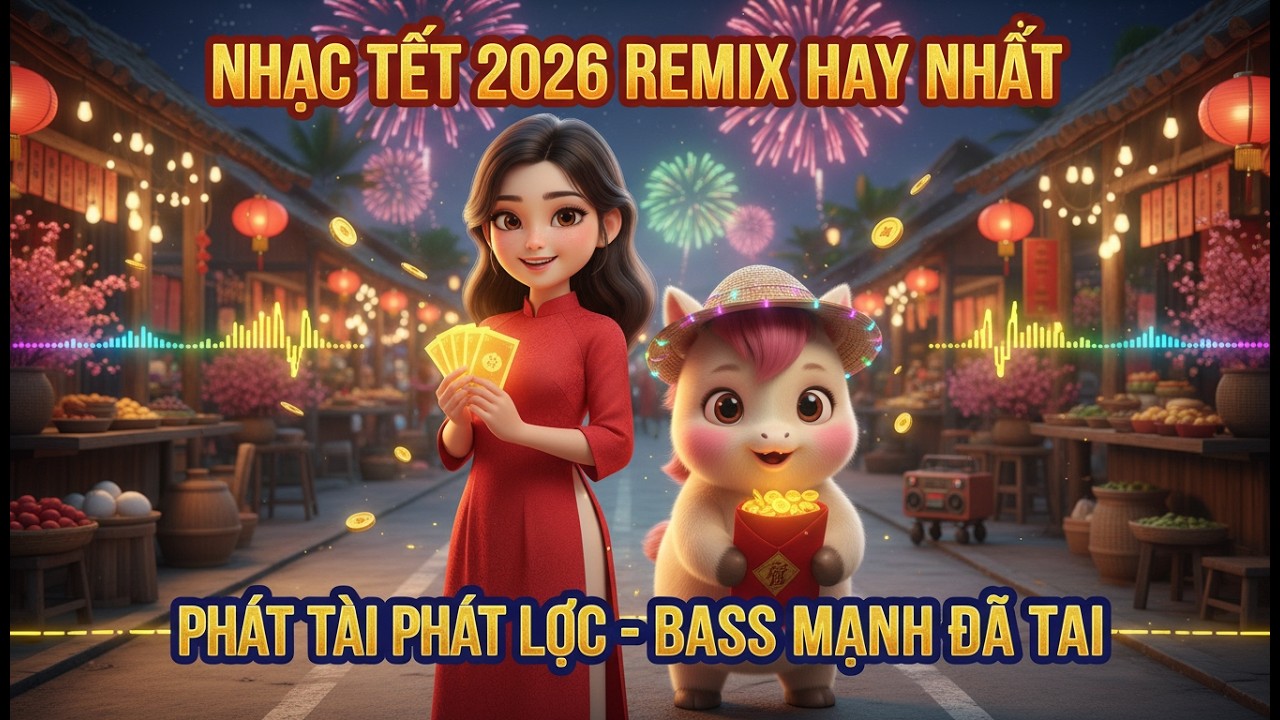 Nhạc Tết 2026 Remix Hay Nhất 🧧 Đón Tết Bính Ngọ Phát Tài Phát Lộc - Bass Mạnh Đã Tai
