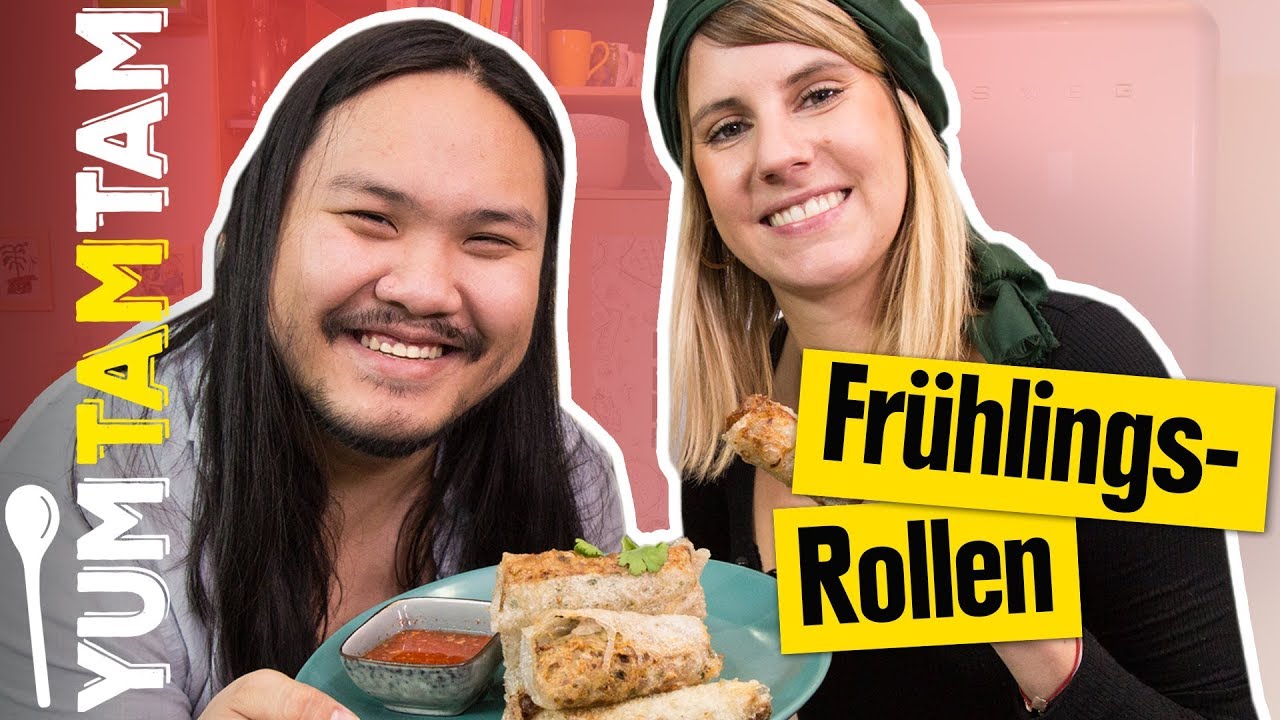 SELBSTGEMACHTE FRÜHLINGSROLLEN // Vietnamesische Frühlingsrollen mit Zhong // #yumtamtam