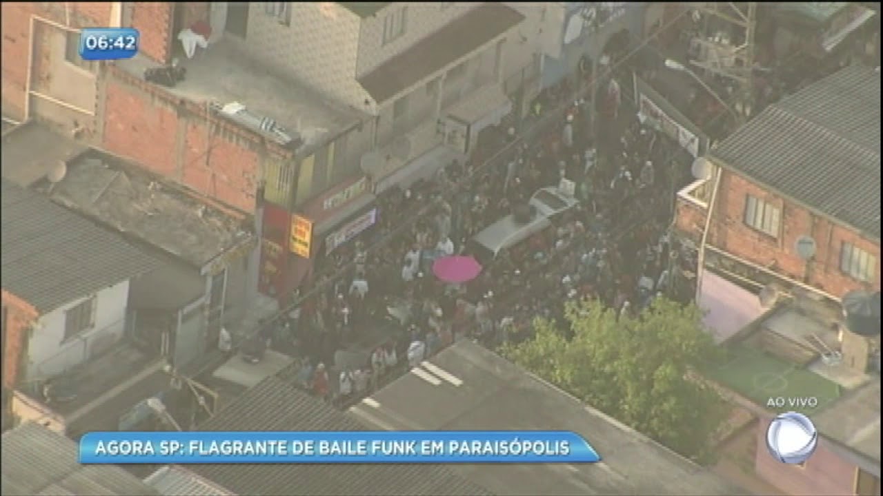 Balanço Geral mostra imagens de baile funk que invade a manhã em Paraisópolis (SP)