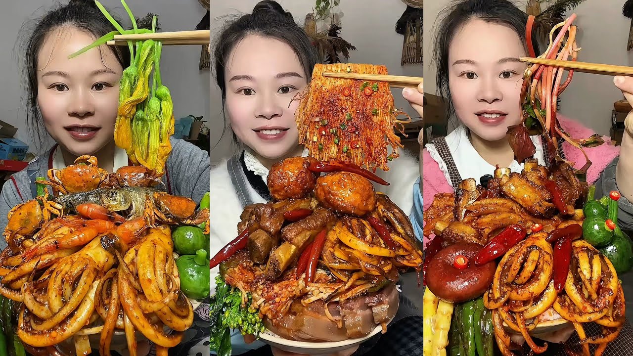 👩‍🍳🔥 Yummy Homemade Dishes – Hot and Ready! Enjoy Meat, Fish & Fresh Boiled Greens!🥩 🌶️