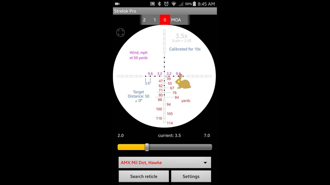 Setting up wind or Why Strelok mirrors the reticle image