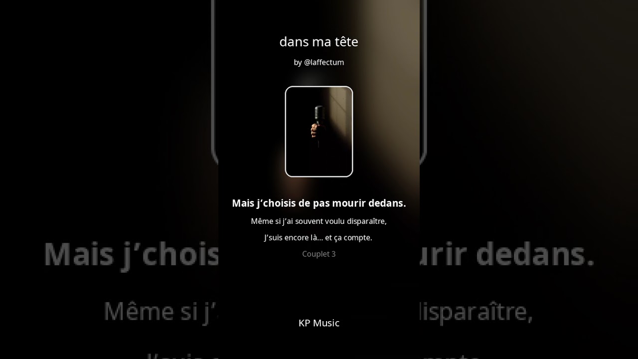 Dans ma tête 