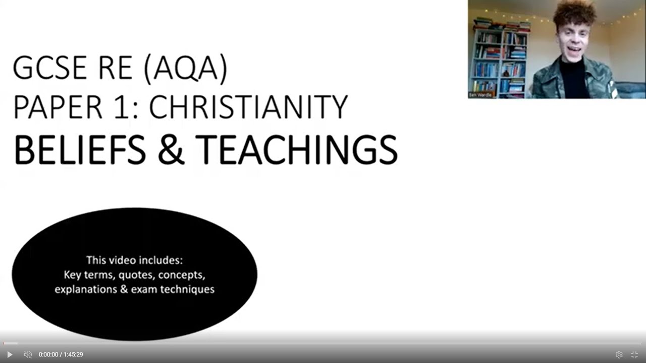 GCSE RELIGIOUS STUDIES: CHRISTIANITY - BELIEFS & TEACHINGS (AQA PAPER 1)