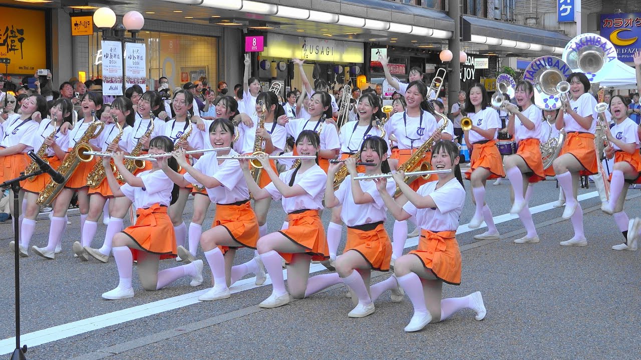 京都橘高校吹奏楽部 / 金沢ゆめ街道2024 / 片町キララ前ステージパフォーマンスScene 1  / Kyoto Tachibana SHS Band 「4ｋ」