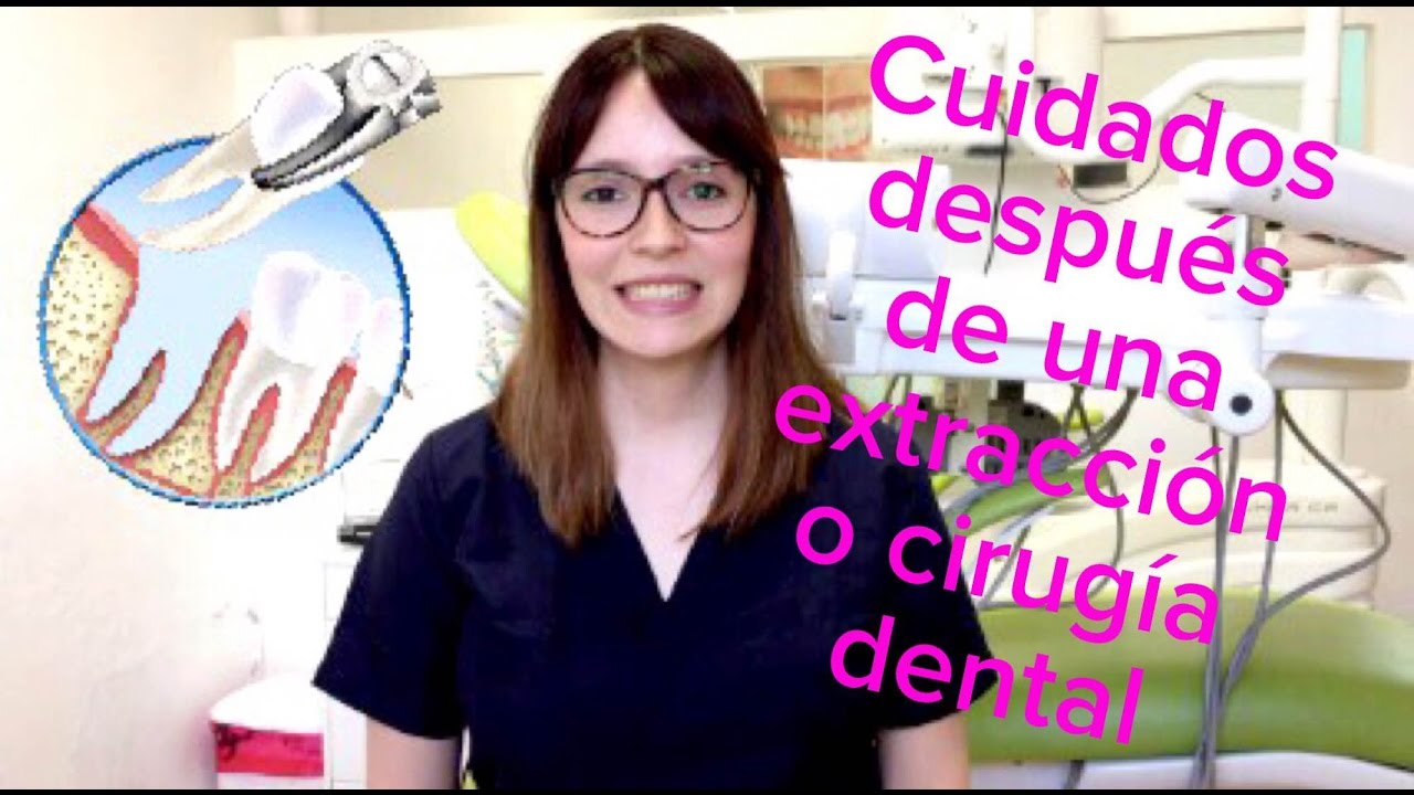 Cuidados posteriores a una extracci&oacute;n o cirug&iacute;a dental