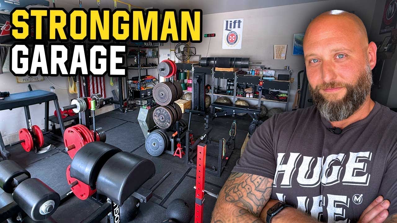 Ultimate DIY Strongman Garage Gym Tour