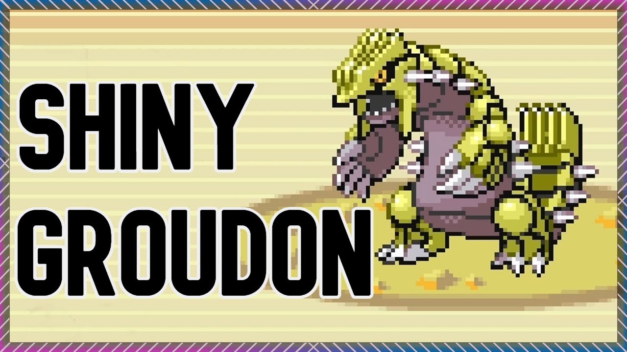 [LIVE] Shiny Groudon in Pokemon Ruby after 7,480 soft resets!!!!!