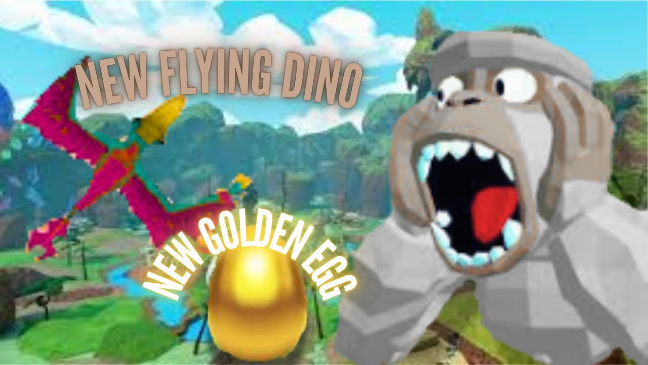 Ug VR pterodactyl new flying Dino update with golden egg