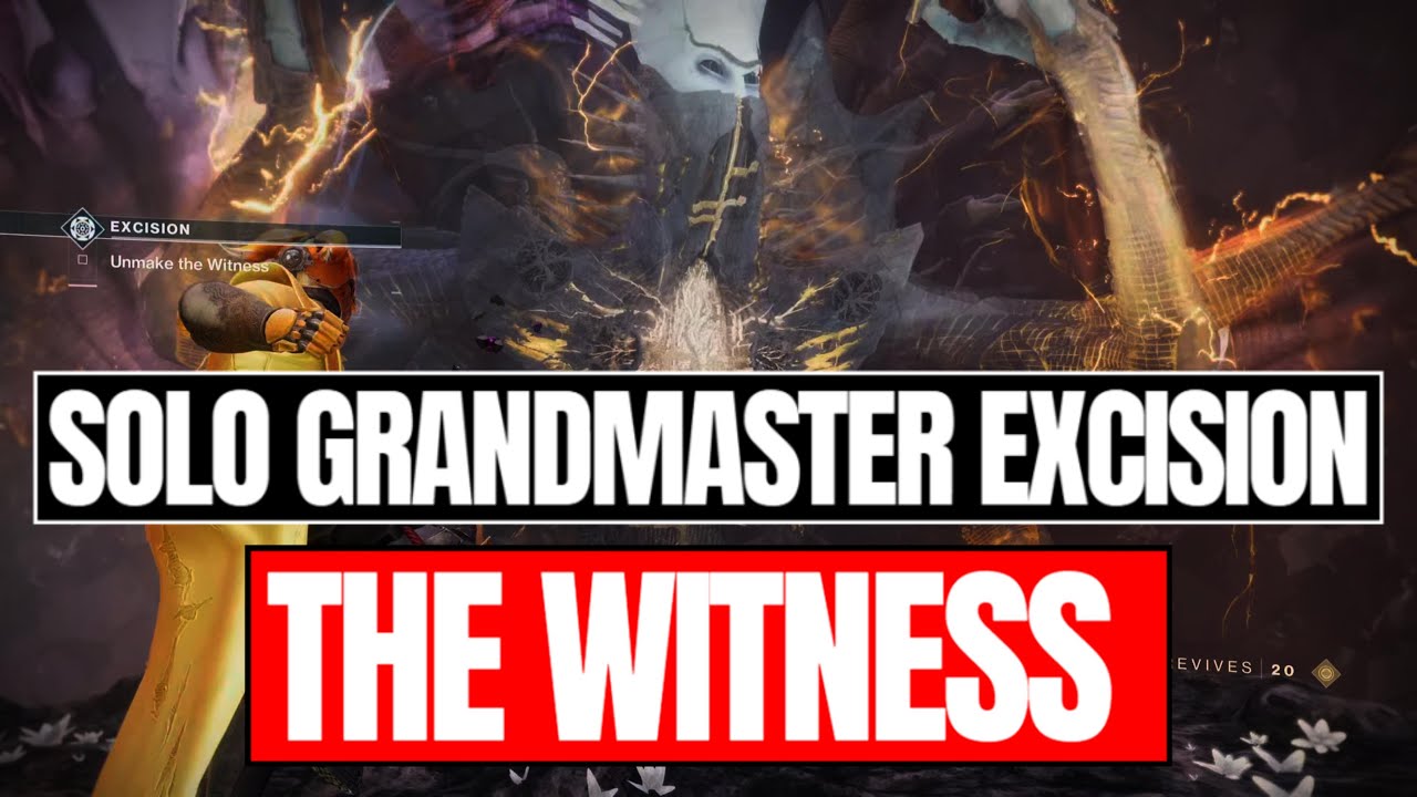 Solo The WITNESS Grandmaster EXCISION 12 Player Mission WARLOCK [Destiny 2]