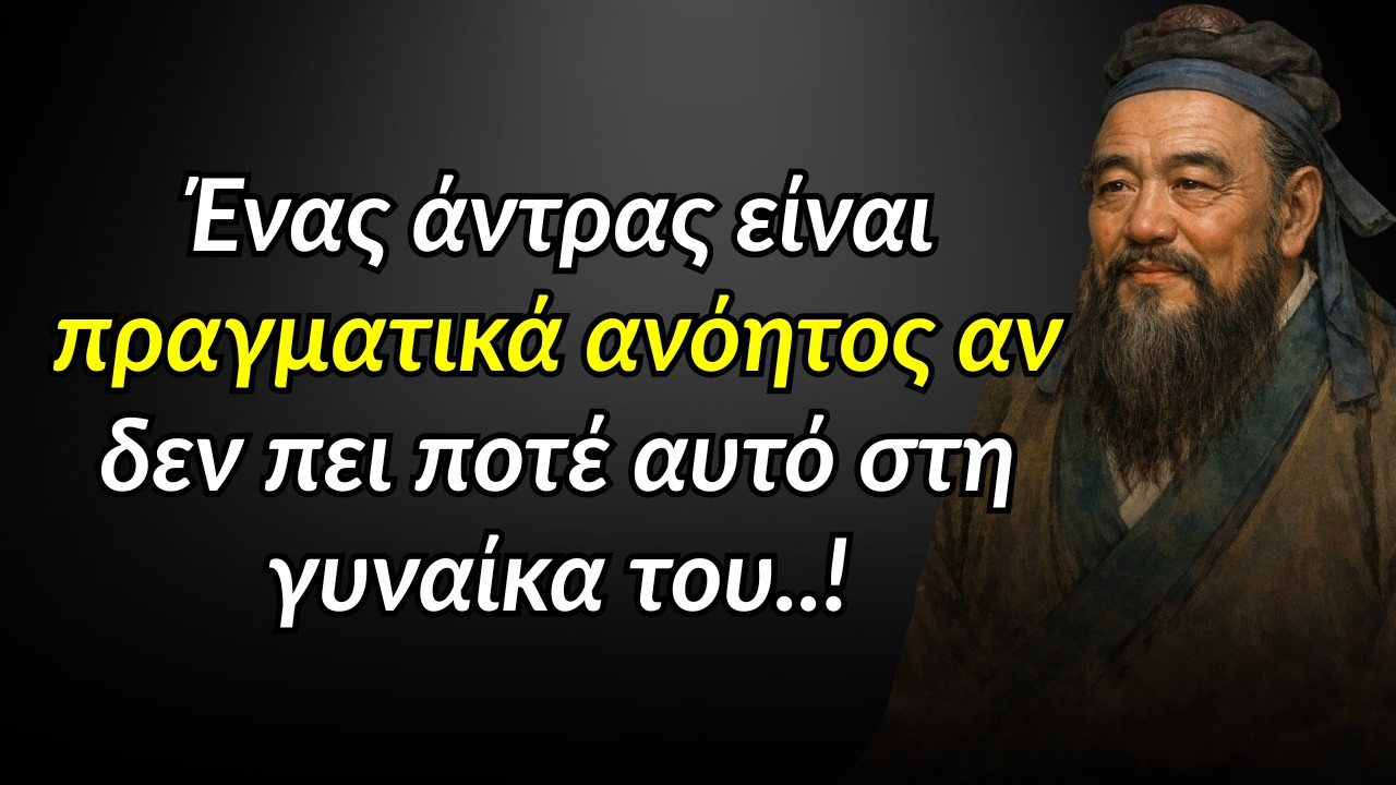 Ένας άντρας είναι πραγματικά ανόητος αν δεν πει ποτέ αυτό στη γυναίκα του..!