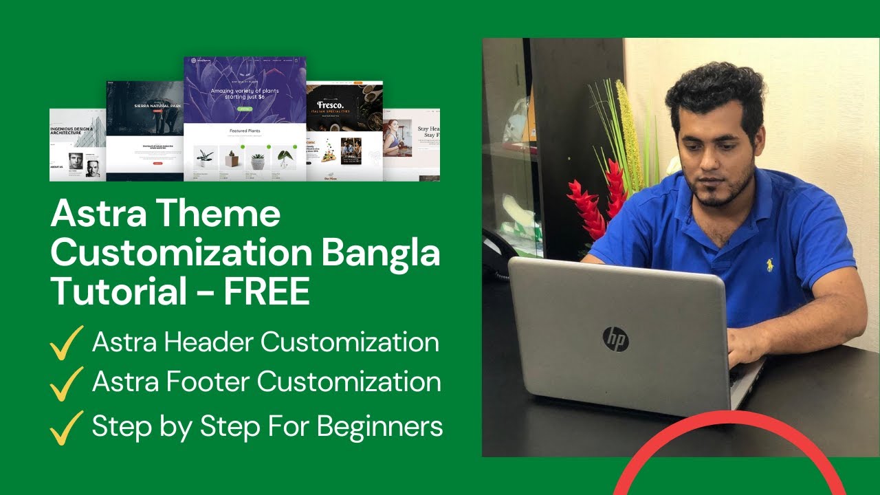 Astra Theme Customization Bangla Tutorial 2022 - Astra Theme Customization with Elementor for FREE