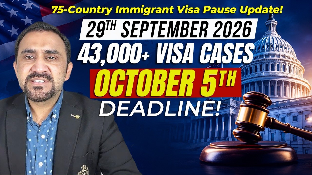 75-Country Immigrant Visa Update | 43,000+ Cases & October 5 Deadline | CLINIC v. Rubio