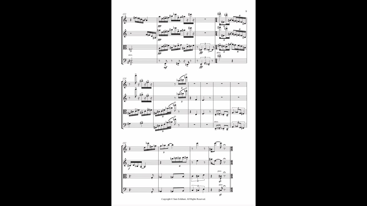 Theme & Variation For String Quartet(from 