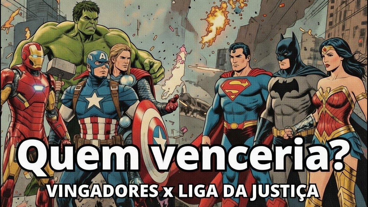 Liga da Justiça x Vingadores - Quem venceria essa batalha ?