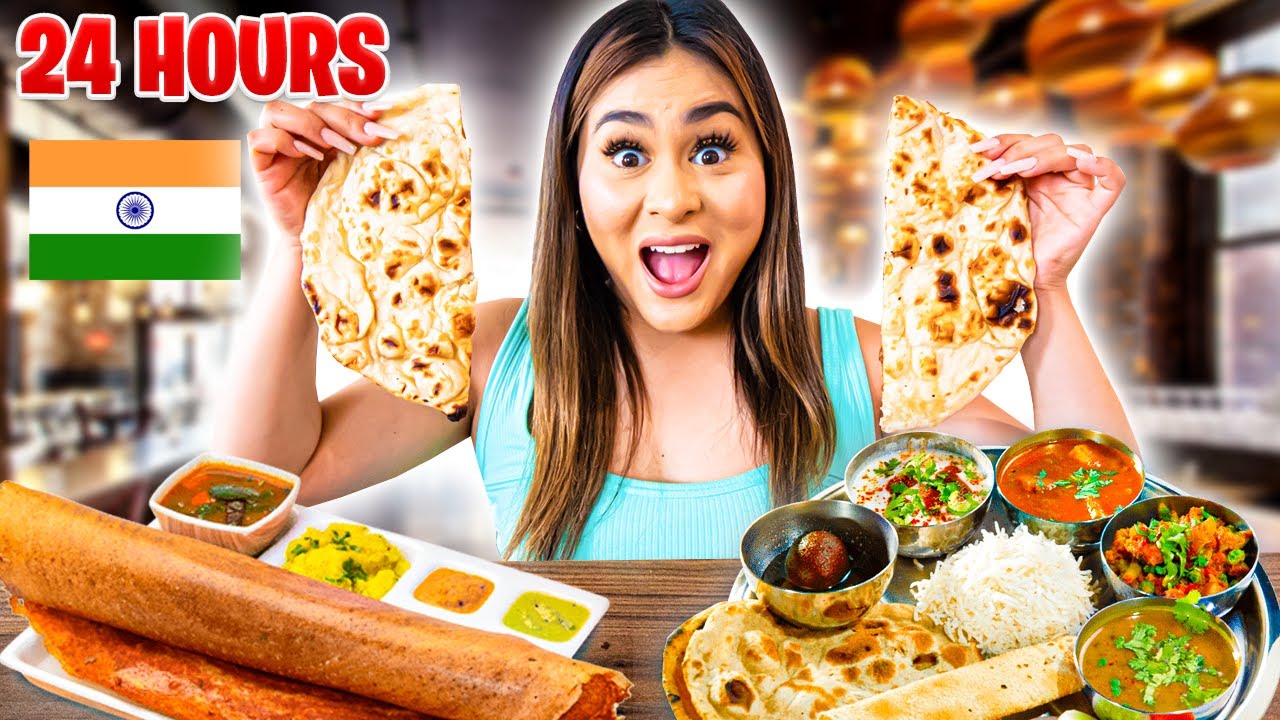 I Ate ONLY Indian Food for 24 Hours (DELICIOUS)