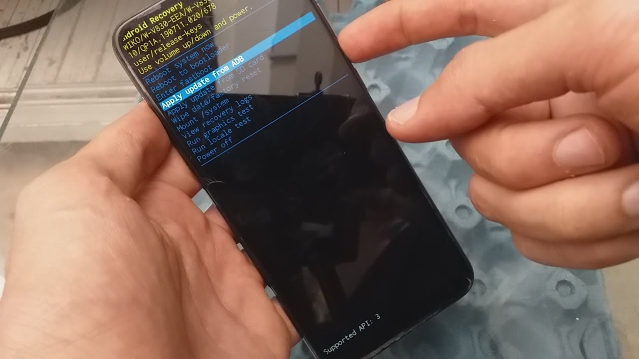 Аппаратный сброс Wiko view4 w-v830