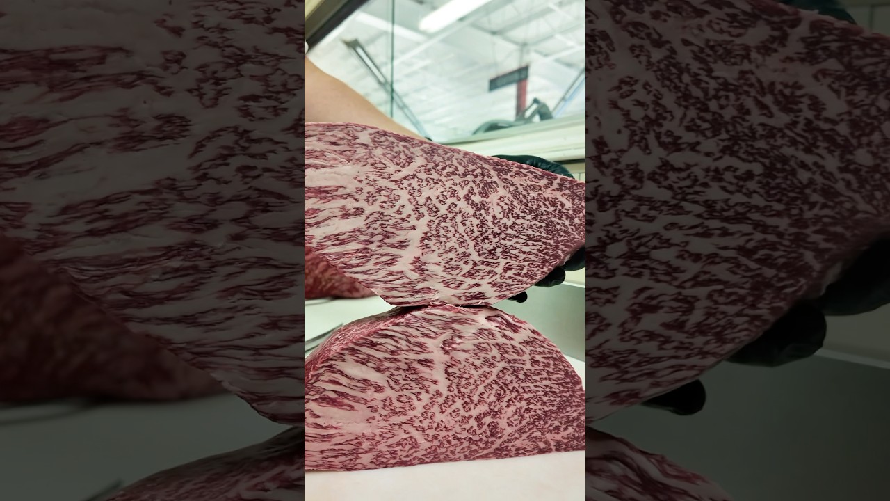 A5 🇯🇵 Wagyu Top Round Steaks #meat #wagyubeef