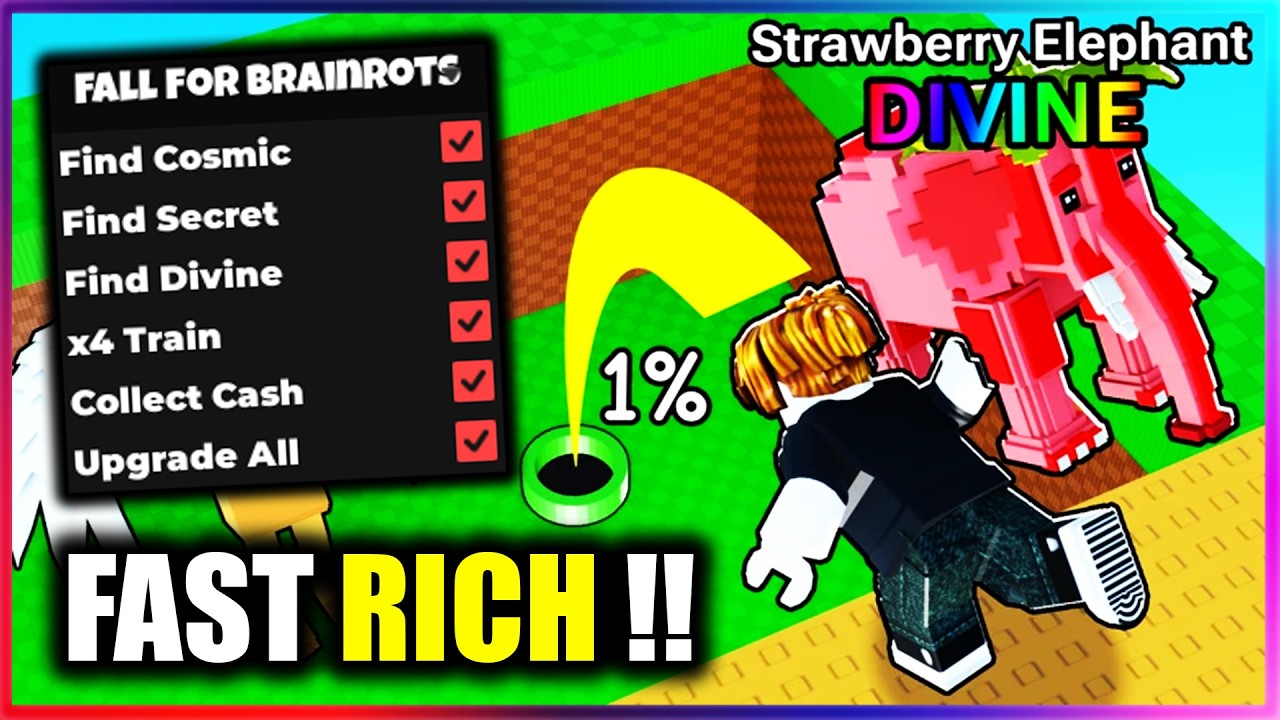 💸 Fall For Brainrots Script - AUTO DIVINE, SECRET, COSMIC