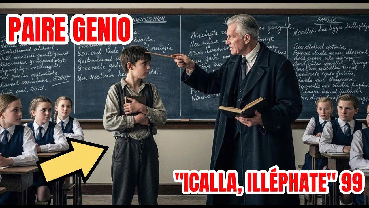 Toute la classe se moque… jusqu’à ce que l’enfant écrive en 9 langues