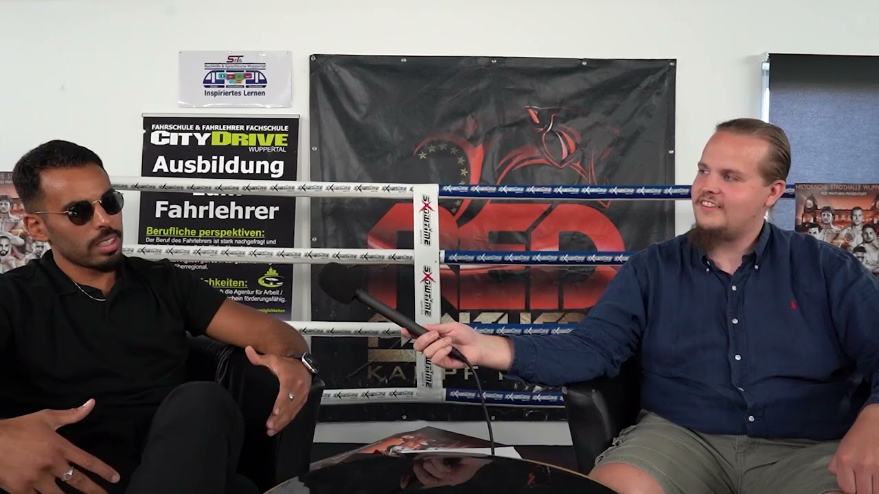 Kämpfer interview mit Zakaria Boutaleb / Stadthallen Gala 03.09.2022