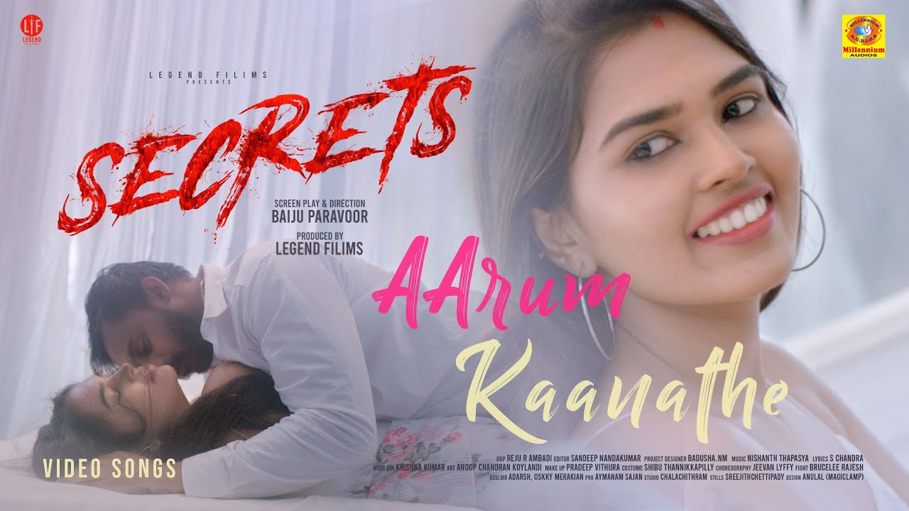Aarum Kanathe Aarum Ariyathe | Secrets | Official Video Song | Najeem Arshad | Baiju Paravur