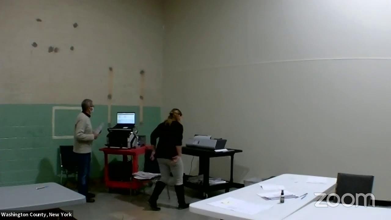 Washington County, NY Board of Elections - Opening of Absentee Ballots - November 17, 2021