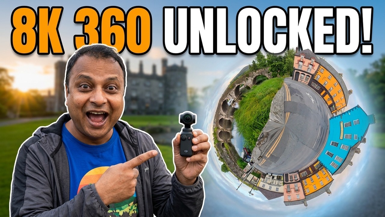 Пешеходная экскурсия DJI Osmo 360 по самому красивому ирландскому городу 🇮🇪