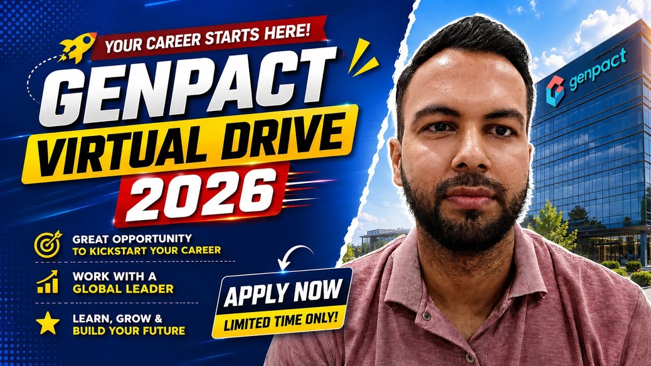 Genpact Virtual Drive 2026 | Complete Details | Genpact Hiring 2026