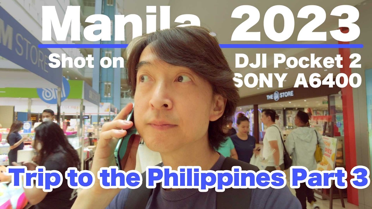Манила 2023 | Путешествие на Филиппины. Часть 3. Снято на DJI Osmo Pocket 2 и SONY A6400.