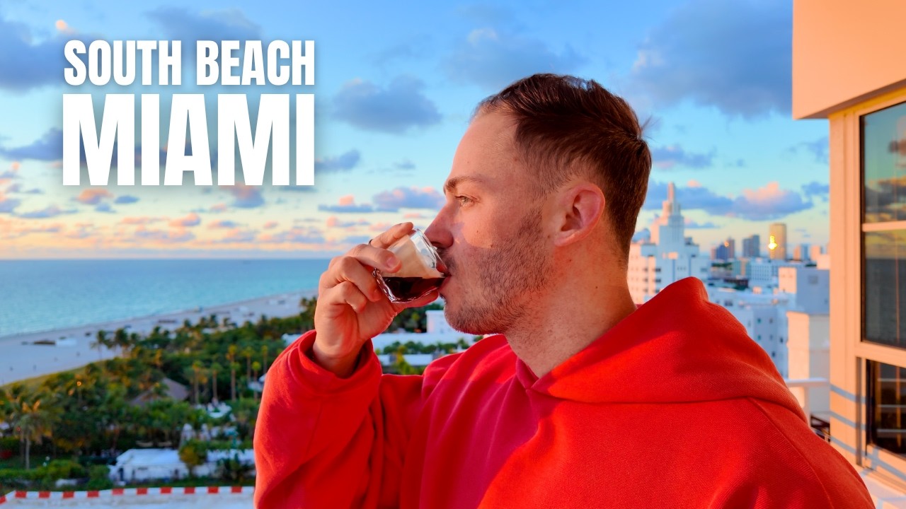 MIAMI VLOG: исследование Южного пляжа, проживание в отеле Boujee, вкусная еда, шопинг и многое др...