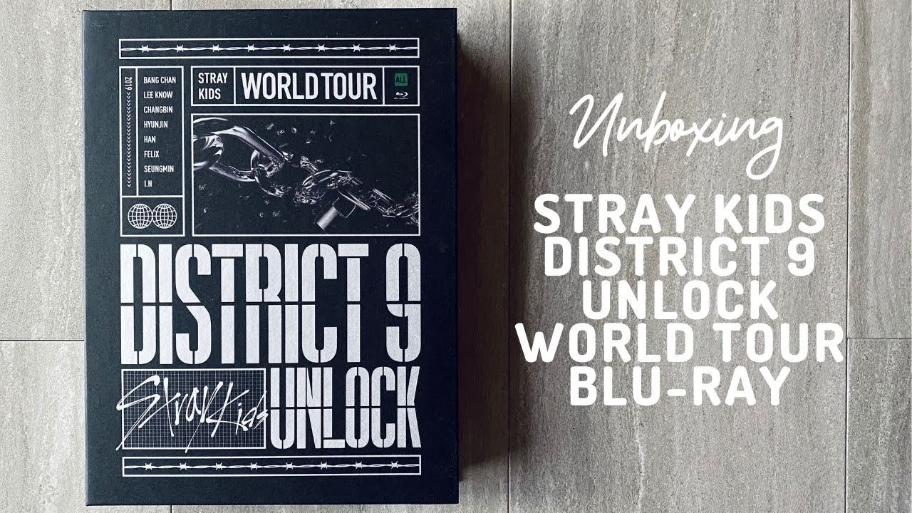 🔥Unboxing Stray Kids 스트레이 키즈 District 9 Unlock World Tour Blu-Ray🔥