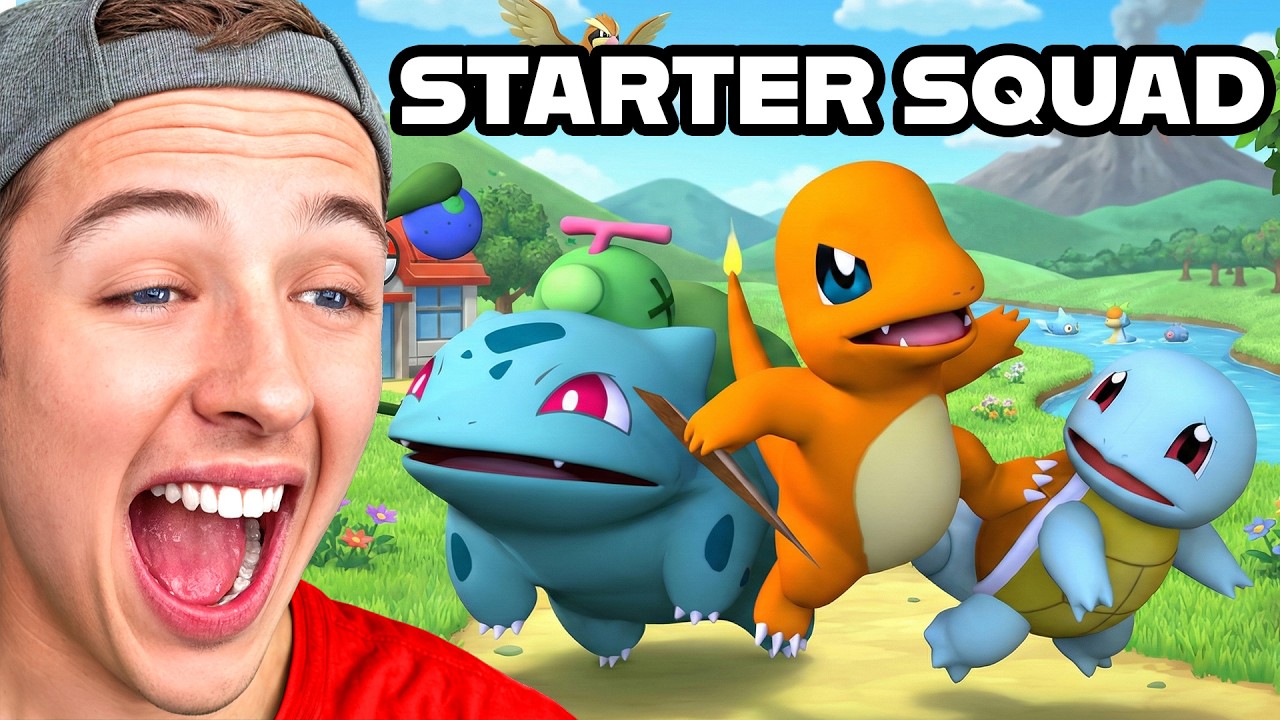 Try NOT To LAUGH! (Pokemon Starter Squad Episodes 1-10) *movie*
